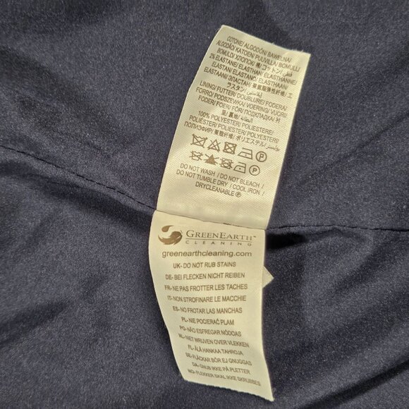 Boden Blazer Womens 10 Navy Blue Corduroy Classic Preppy Office Academia Jacket - Picture 6 of 13